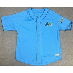 Dynasty MLB Cooperstown Collection Tampa Bay Devil Rays Baseball Jersey Size 2XL
